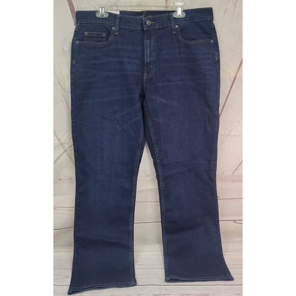 Members Mark Straight Fit Premium Stretch Denim 36 x 30 Blue - Picture 2 of 7